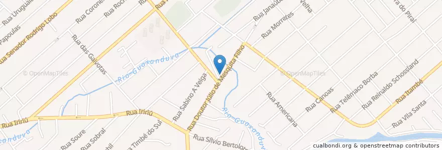Mapa de ubicacion de Farmácia Real en 巴西, 南部, 圣卡塔琳娜, Região Geográfica Intermediária De Joinville, Microrregião De Joinville, 若茵维莱.