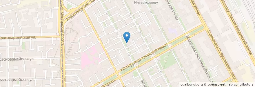 Mapa de ubicacion de Пьер Фошар en Russia, Northwestern Federal District, Leningrad Oblast, Saint Petersburg, Адмиралтейский Район, Округ Семёновский.