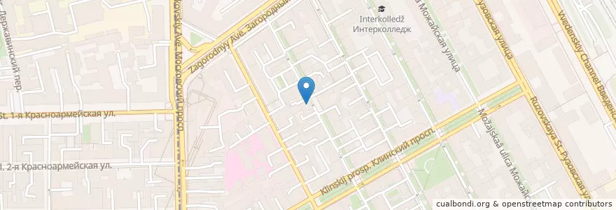 Mapa de ubicacion de Маки en Russland, Föderationskreis Nordwest, Oblast Leningrad, Sankt Petersburg, Адмиралтейский Район, Округ Семёновский.