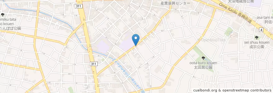 Mapa de ubicacion de 荻窪Bar en اليابان, 東京都, 杉並区.