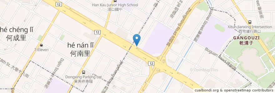 Mapa de ubicacion de Citi Bank en Tayvan, Taichung, 西區.