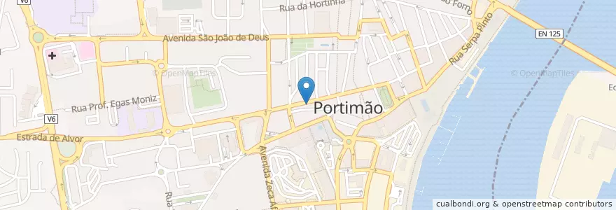 Mapa de ubicacion de A Cozinha en Portogallo, Algarve, Algarve, Faro, Portimão, Portimão.