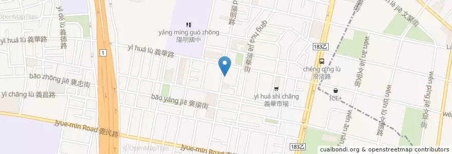 Mapa de ubicacion de 新高橋藥局陽明店 en 臺灣, 高雄市, 三民區.