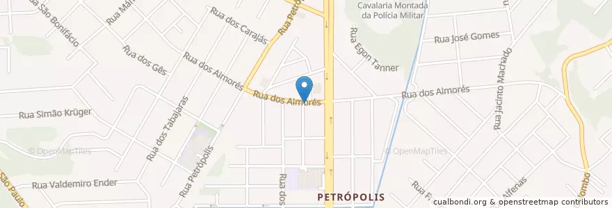 Mapa de ubicacion de Masterfarma en 巴西, 南部, 圣卡塔琳娜, Região Geográfica Intermediária De Joinville, Microrregião De Joinville, 若茵维莱.