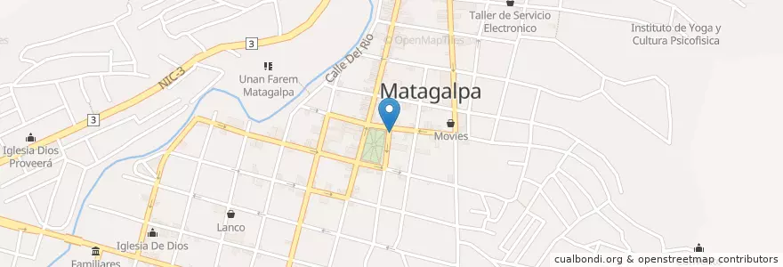 Mapa de ubicacion de Cafe lúdico en نيكاراجوا, Matagalpa, Matagalpa (Municipio).