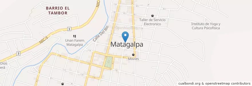 Mapa de ubicacion de Academia de Lenguaje y Cultura en Nicaragua, Matagalpa, Matagalpa (Municipio).