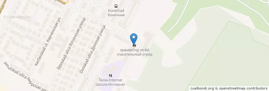 Mapa de ubicacion de спасательный отряд en Russia, Ural Federal District, Chelyabinsk Oblast, Miass.