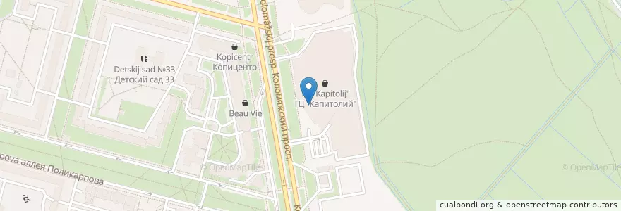 Mapa de ubicacion de McDonald's en Russland, Föderationskreis Nordwest, Oblast Leningrad, Sankt Petersburg, Приморский Район, Округ Комендантский Аэродром.