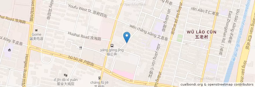 Mapa de ubicacion de 白下區疾病預防控制中心 en China, Jiangsu, Nanjing, 秦淮区.