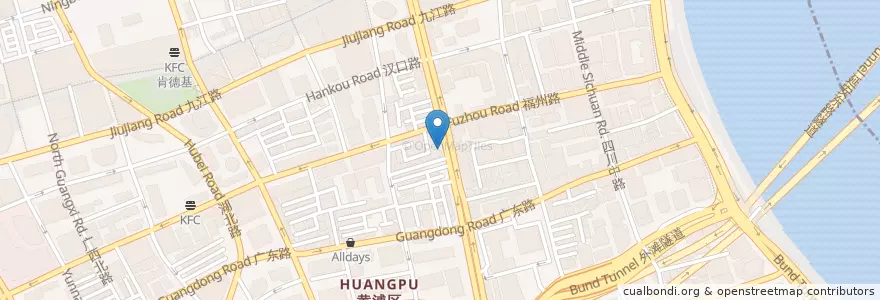 Mapa de ubicacion de Tock's - A Montreal Deli en 中国, 上海市, 黄浦区.