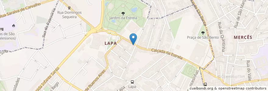 Mapa de ubicacion de O Lavrador en 포르투갈, Área Metropolitana De Lisboa, Lisboa, Grande Lisboa, 리스본, Estrela.