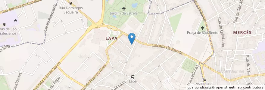 Mapa de ubicacion de Chave D'ouro en البرتغال, Área Metropolitana De Lisboa, Lisboa, Grande Lisboa, لشبونة, Estrela.