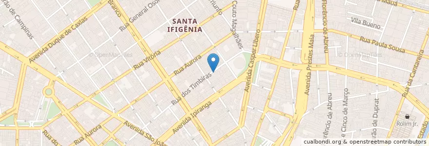 Mapa de ubicacion de Lanchonete Rainha da Santa Ifigenia en Бразилия, Юго-Восточный Регион, Сан-Паулу, Região Geográfica Intermediária De São Paulo, Região Metropolitana De São Paulo, Região Imediata De São Paulo, Сан-Паулу.