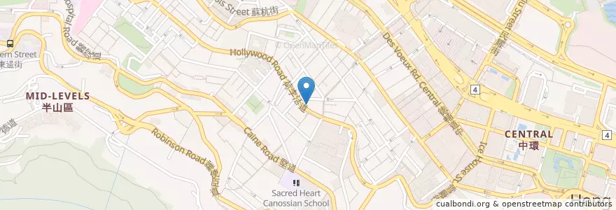 Mapa de ubicacion de Drop en Китай, Гуандун, Гонконг, Гонконг, Новые Территории, 中西區 Central And Western District.