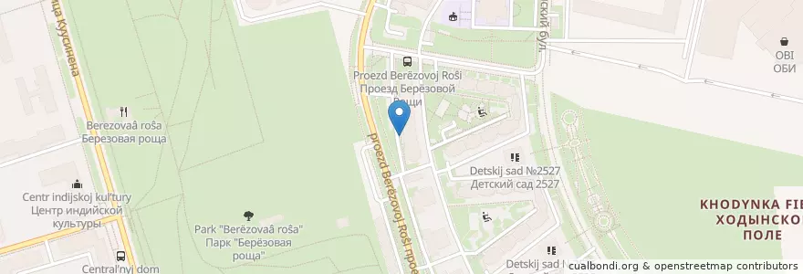 Mapa de ubicacion de Вкус Хлеба en Russia, Distretto Federale Centrale, Москва, Северный Административный Округ, Хорошёвский Район.