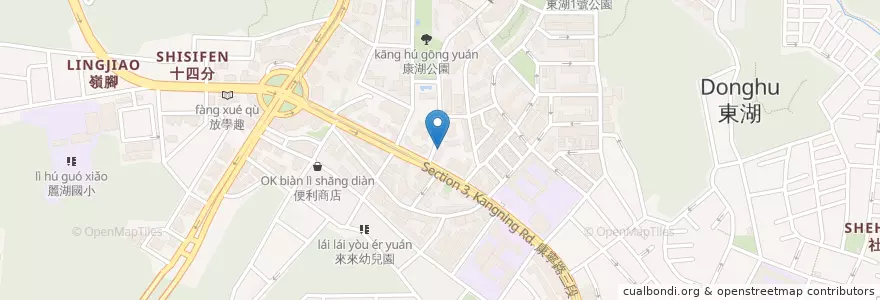 Mapa de ubicacion de 松濠涮涮鍋 en 臺灣, 新北市, 臺北市, 內湖區.