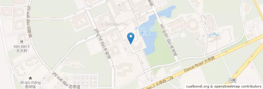 Mapa de ubicacion de 壽豐東華大學郵局 en Taiwan, 臺灣省, 花蓮縣, 壽豐鄉.