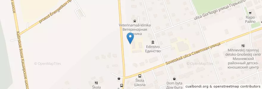 Mapa de ubicacion de Офпс ПЧ № 269 ГУ en Rússia, Distrito Federal Central, Oblast De Moscou, Городской Округ Ступино.