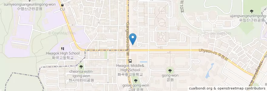 Mapa de ubicacion de KEB하나은행 en 韩国/南韓, 首尔, 江西区.