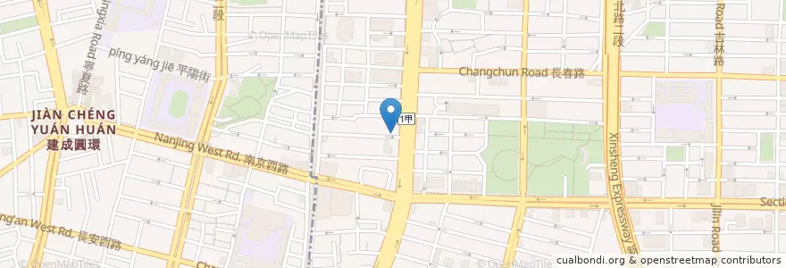 Mapa de ubicacion de LeTAO en 台湾, 新北市, 台北市, 中山区.