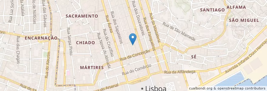Mapa de ubicacion de Restaurante Costa Vicentina en Portekiz, Área Metropolitana De Lisboa, Lisboa, Grande Lisboa, Lizbon, Santa Maria Maior.