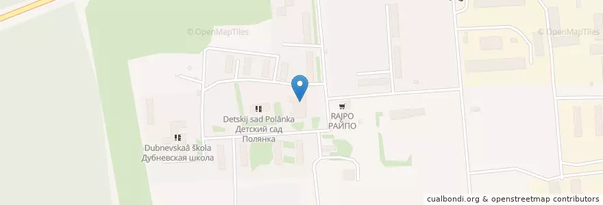 Mapa de ubicacion de Дом Культуры en 俄罗斯/俄羅斯, Центральный Федеральный Округ, 莫斯科州, Городской Округ Ступино.