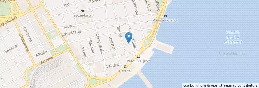 Mapa de ubicacion de Escuela Primaria Fabricio Ojeda en 古巴, La Habana.