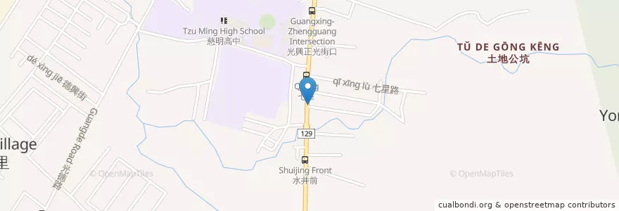 Mapa de ubicacion de 一鮮堅持屋 en Taiwan, Taichung, Taiping District.