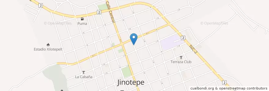 Mapa de ubicacion de Tekila's en Nicaragua, Carazo, Jinotepe (Municipio).