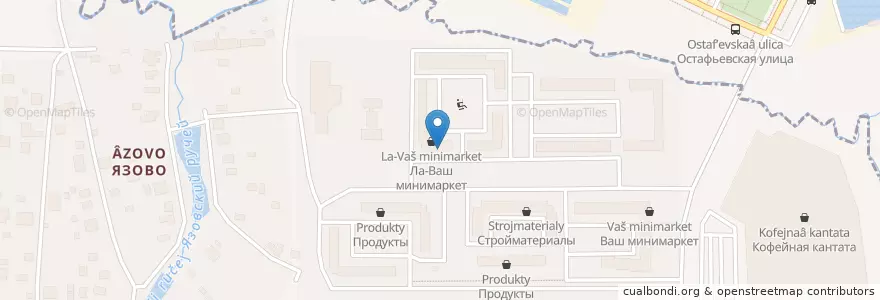 Mapa de ubicacion de BoPi Pizza en Rusland, Centraal Federaal District, Moskou, Новомосковский Административный Округ, Поселение Воскресенское.