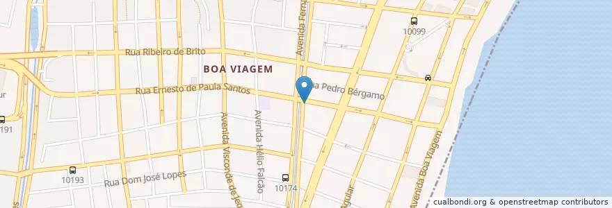 Mapa de ubicacion de Drogasil en 巴西, 东北部, 伯南布哥, Região Geográgica Imediata Do Recife, Região Geográfica Intermediária Do Recife, Região Metropolitana Do Recife, 累西腓.
