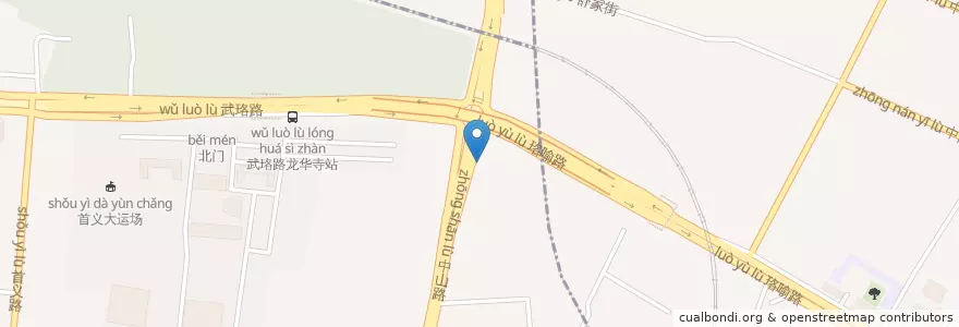 Mapa de ubicacion de 武汉艾尔眼科医院 en 中国, 湖北省, 武汉市, 武昌区, 首义路街道.
