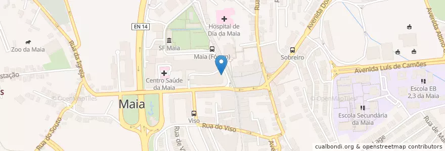 Mapa de ubicacion de Farmácia Bom Despacho en Portekiz, Norte, Porto, Área Metropolitana Do Porto, Maia, Cidade Da Maia.