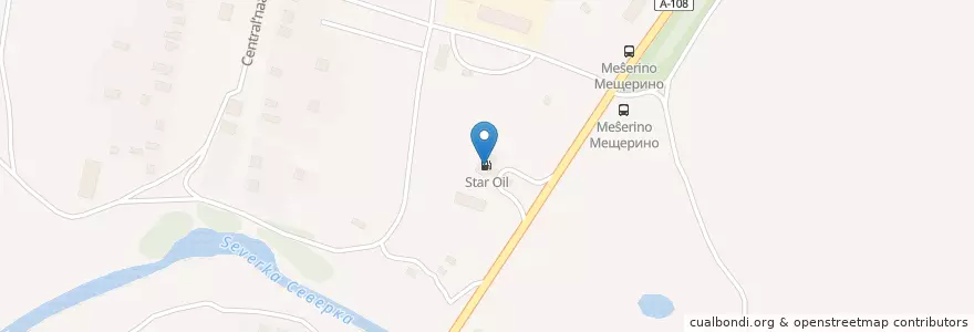Mapa de ubicacion de Star Oil en 러시아, Центральный Федеральный Округ, Московская Область, Городской Округ Ступино.