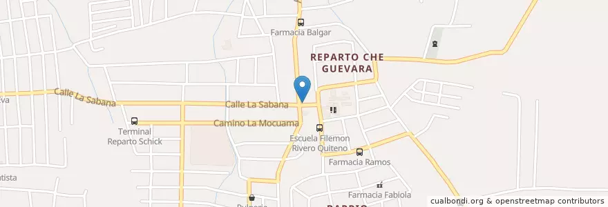 Mapa de ubicacion de Farmacia la Piedad en Nicaragua, Departamento De Managua, Managua (Municipio).