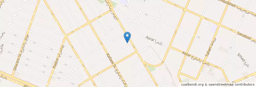 Mapa de ubicacion de مسجد حسینه نصرت en 伊朗, استان خراسان رضوی, شهرستان مشهد, مشهد, بخش مرکزی شهرستان مشهد.