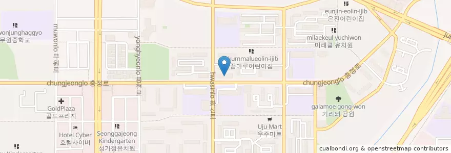 Mapa de ubicacion de 행신중앙의원 en Corea Del Sur, Gyeonggi, 고양시, 덕양구.
