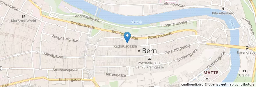 Mapa de ubicacion de Schlachthaus en Suíça, Berna, Verwaltungsregion Bern-Mittelland, Verwaltungskreis Bern-Mittelland, Bern.