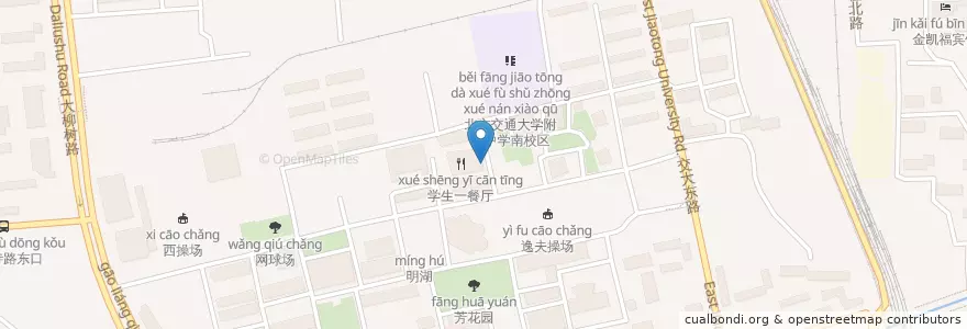 Mapa de ubicacion de 益民餐厅 en China, Pequim, Hebei, 海淀区.