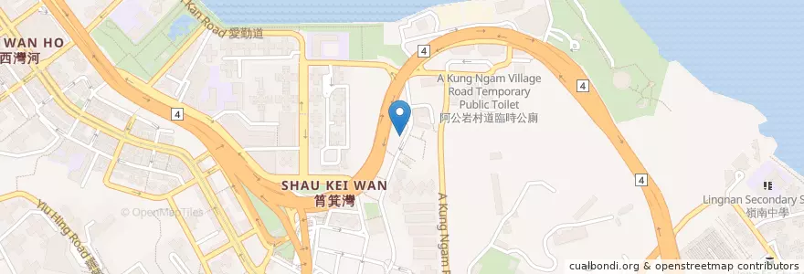 Mapa de ubicacion de 韓食媽媽 Hansik Mama en Chine, Guangdong, Hong Kong, Île De Hong Kong, Nouveaux Territoires, 東區 Eastern District.