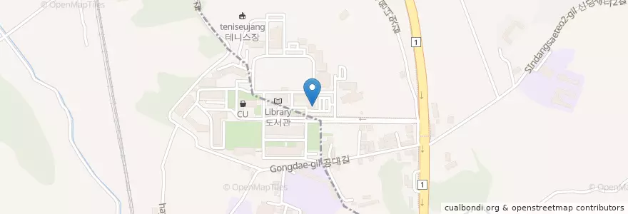 Mapa de ubicacion de NH농협은행 en Coreia Do Sul, Chungcheong Do Sul, 천안시, 서북구, 부대동.