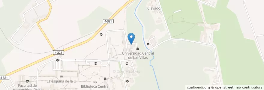 Mapa de ubicacion de Merendero U11 en Cuba, Villa Clara, Santa Clara, Ciudad De Santa Clara.