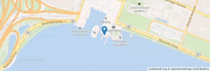 Mapa de ubicacion de Annalakshmi on the Swan en استرالیا, Western Australia, City Of Perth.
