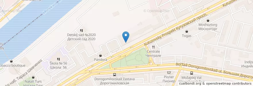 Mapa de ubicacion de Неофарм en روسيا, Центральный Федеральный Округ, Москва.