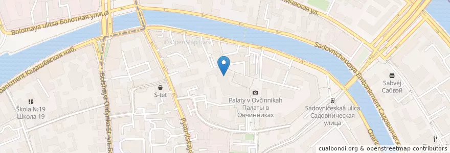 Mapa de ubicacion de Yak house en روسیه, Центральный Федеральный Округ, Москва, Центральный Административный Округ, Район Замоскворечье.