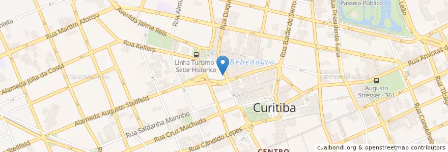 Mapa de ubicacion de Uninter Campus Divina en Brasil, Región Sur, Estado De Paraná, Região Geográfica Intermediária De Curitiba, Região Metropolitana De Curitiba, Microrregião De Curitiba, Curitiba.