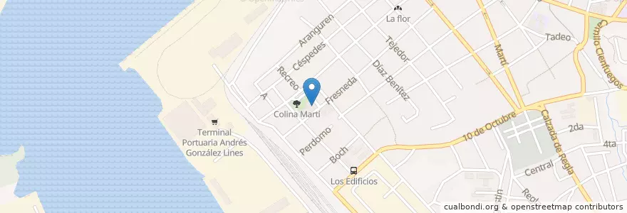 Mapa de ubicacion de Escuela Primaria Rafael María de Mendive en Küba, La Habana, Regla.