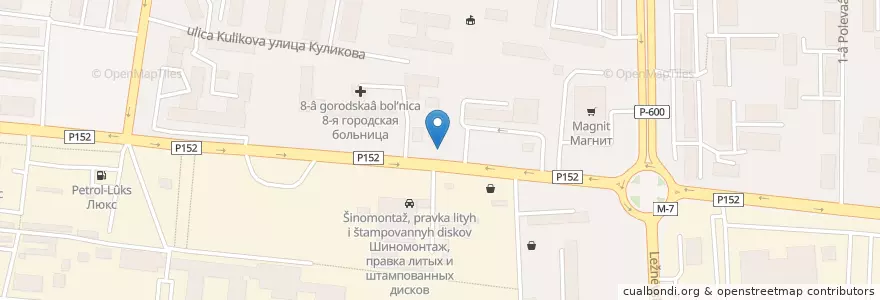 Mapa de ubicacion de Шаурма en Russie, District Fédéral Central, Oblast D'Ivanovo, Ивановский Район, Городской Округ Иваново.