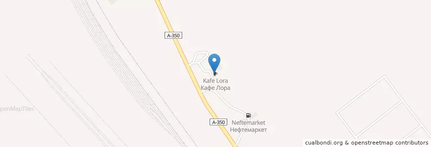 Mapa de ubicacion de Кафе Лора en Rússia, Distrito Federal Oriental, Krai De Zabaykalsky, Забайкальский Район, Забайкальское Городское Поселение.