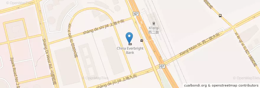 Mapa de ubicacion de China Everbright Bank en China, Beijing, Hebei, Haidian District.
